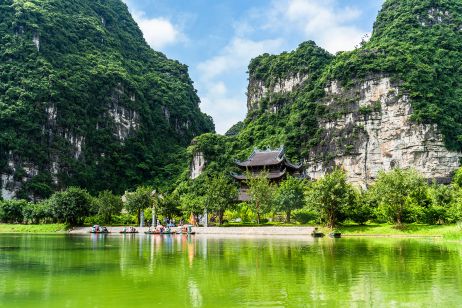 Limestone rich Trang An draws tourists with ancient allure