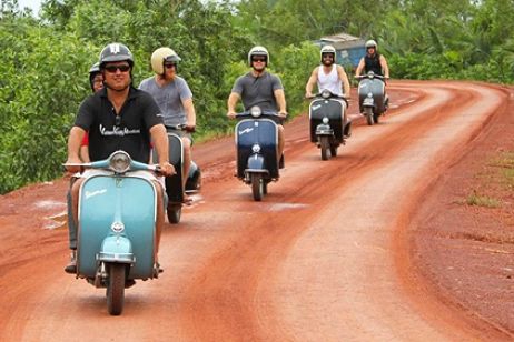 Mekong Delta by Vespa!