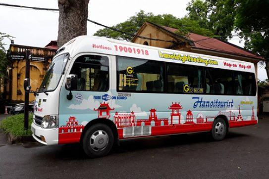 Hop-on Hop-off bus service introduced in Ha Noi