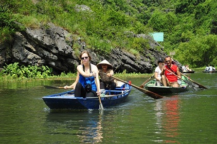 Boat trip in Ninh Binh