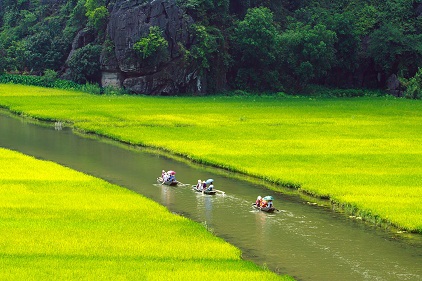 Boat trip in Ninh Binh