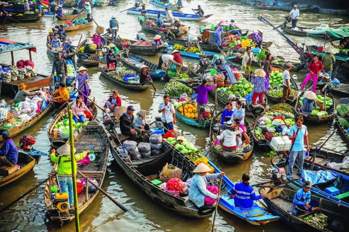 Floating market