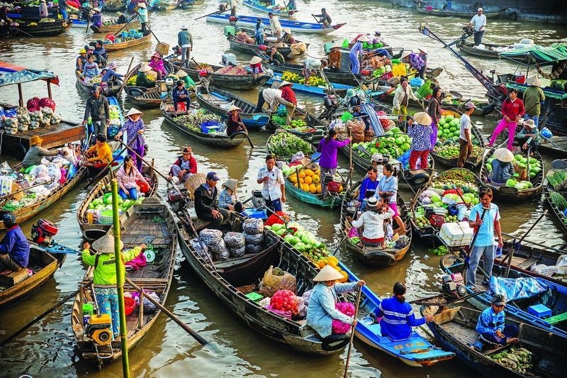 Cai Rang Floating Market, Vietnam